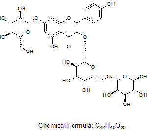 Kaempferol 3-O-robinbioside 7-O-glucoside